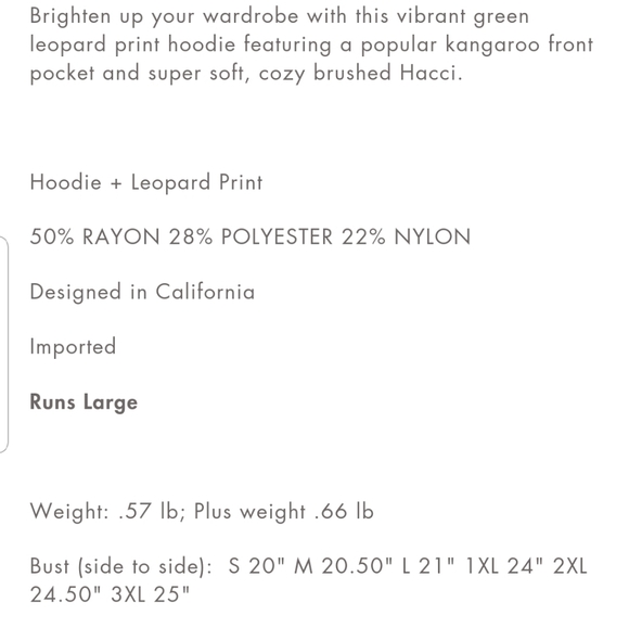 Cashmere Feel Leopard Print Hoodie - Picture 6 of 6